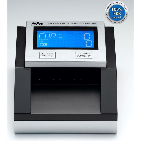 Détecteur/compteur de billets AVPOS DT35G Eur/libr Garantie 3 ans