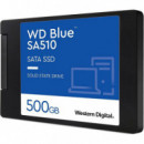 WESTERN DIGITAL Disque dur Ssd 500GB bleu SA510