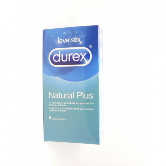 Durex Profilacticos Natural Plus 6UN  RECKITT BENCK HC