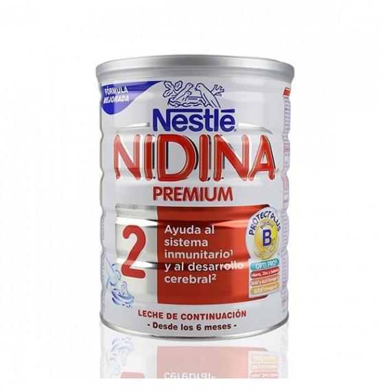 Nidina 2 Premium 800 Gr NESTLÉ - Guanxe Atlantic Marketplace