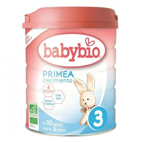 BABYBIO Optima/primea 3 Leche de Vaca 900GR (de 10 Meses) Crecimiento