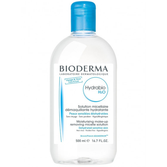 BIODERMA Hydrabio H2O Solucion Micelar 500ML (tapa Azul)