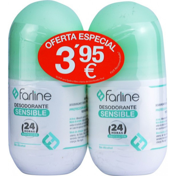Farline Desodorante Sensible Duplo 50ML  COFARES