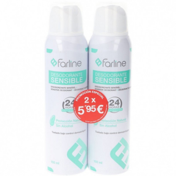 Farline Desodorante Duplo Spray 150ML+150ML  COFARES