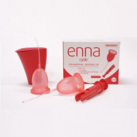 Enna Cycle Copa Menstrual T- S con Aplicador+caja Esteril  ECARE YOU INNOVATION