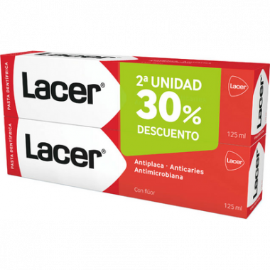 LACER Pasta Doble Ahorro Duplo 125ML (individual 391847)