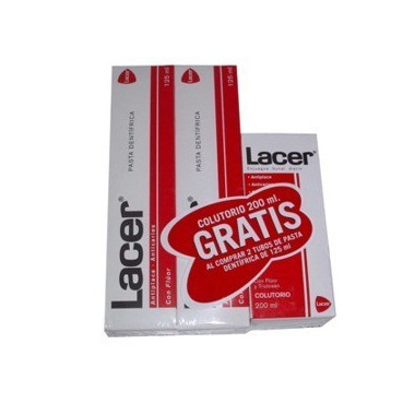 LACER Pasta Kit 2X125 Ml+colutorio 200ML Regalo