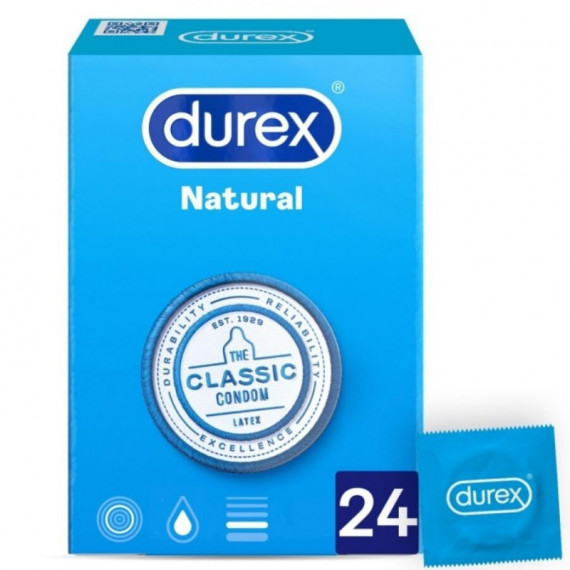 DUREX Profilacticos Natural Plus 24 Und