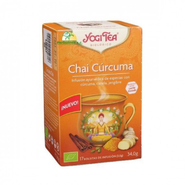 Yogi Tea Chai Curcuma 17 Filtres YOGUITEA