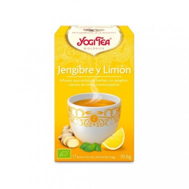 Yogi Tea Jengibre Limon 17 Filtros  YOGUITEA