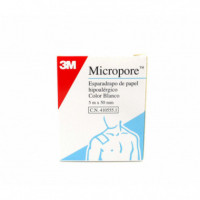Esparadrapo Micropore Blanco 5X5 H  3M