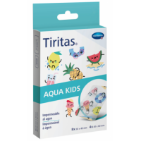 HARTMANN Tiritas Aqua Kids Aposito Adhesivo 2 Tamaños 8 U 30 X 40 Mm + 4 U 40 X 60 Mm