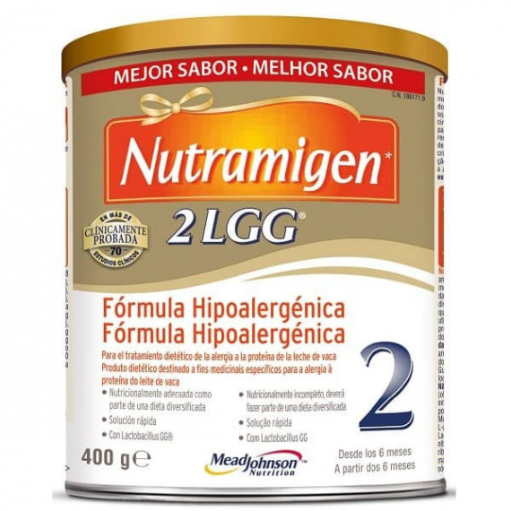 Nutramigen 2 Lgg Polvo 400 Gr MEAD JOHNSON
