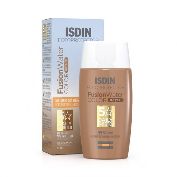 ISDIN Fotoprotector SPF50 Fusion Water Bronze 50ML