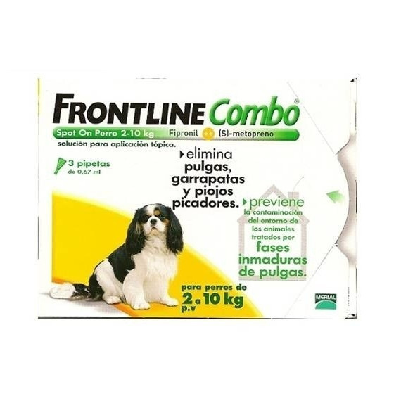 Frontline Combo Perro 2-10 Kg 3 Pi  BOEHRINGER INGELHEIM