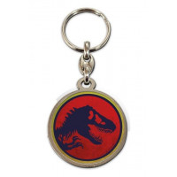 Metal Keychain Logo Jurassic Park 7 Cm SD TOYS MERCHANDISING