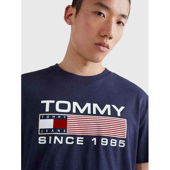 Camiseta TOMMY JEANS Twisted Logo Azul Marina