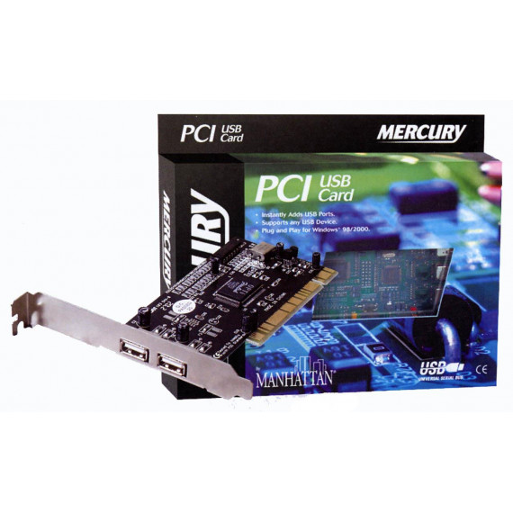 TARJETA INTERNA PCI 2 PUERTOS USB PLUG &PLAY