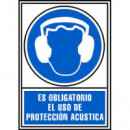 CARTEL PVC AZUL PROTECCION ACUSTICA