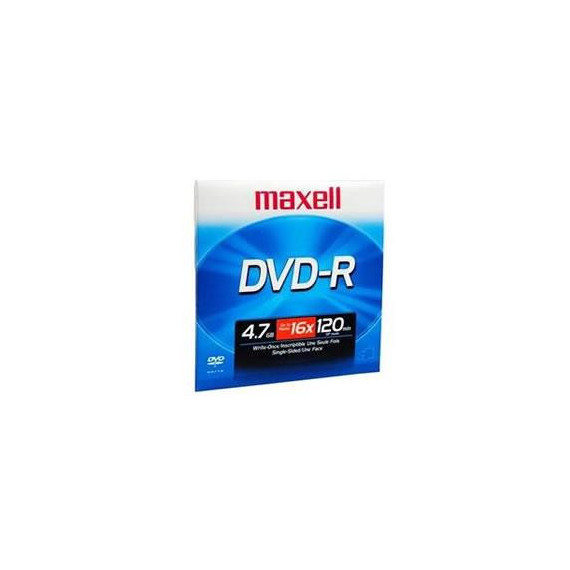 DVD-R MAXELL 4,7 GB. CAJA INDIVIDUAL