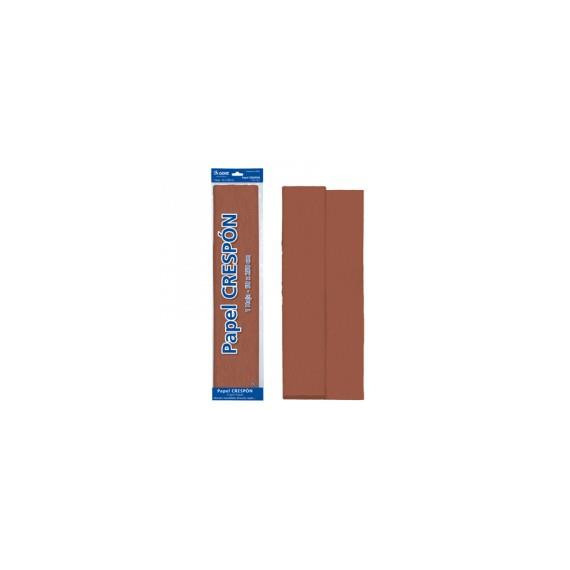 CRESPON PAPER ROLL 0,50x2,5 m BROWN CRESPON PAPER ROLL 0,50x2,5 m BROWN