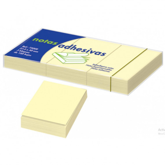 STICKY NOTES 40X50 YELLOW