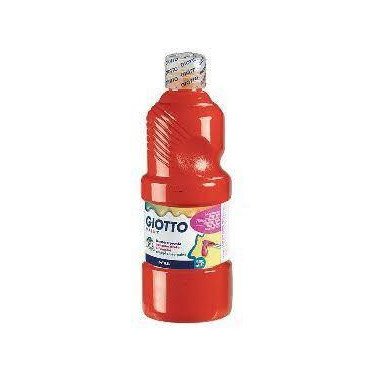 TEMPERA GIOTTO PRONTA ROJA 500 ml.