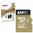 MEMORIA MICRO SD 128GB EMTEC EILTE GOLD C10 + ADAP