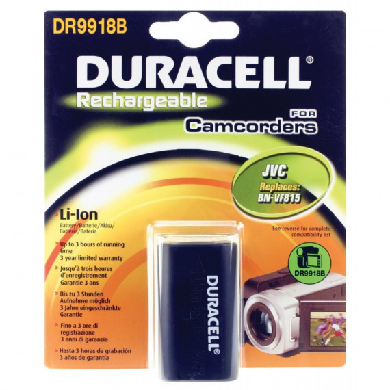 Bateria DURACELL DR9918B para Jvc