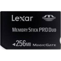 Tarjeta Memory Stick Pro Duo 256MB  LEXAR