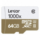 Tarjetas LEXAR Professional 1000X Microsdhc/microsdxc Uhs-ii 64GB