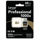 Tarjetas LEXAR Professional 1000X Microsdhc/microsdxc Uhs-ii 64GB
