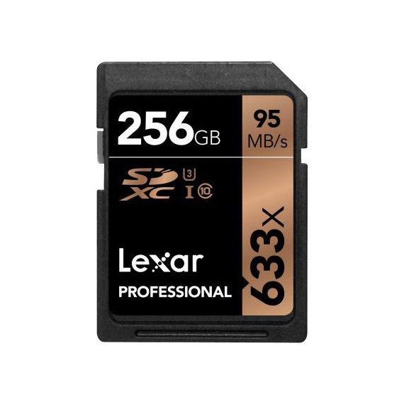 Tarjeta de Memoria LEXAR Professional 633X Sdhc/sdxc Uhs-i a 95MB/S de 256GB