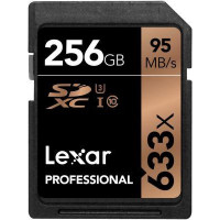 Tarjeta de Memoria LEXAR Professional 633X Sdhc/sdxc Uhs-i a 95MB/S de 256GB