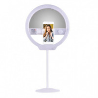 YONGNUO YN128II Lampe de maquillage LED avec miroir et support pour smartphone