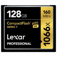 Tarjeta Compactflash LEXAR Profesional 1066X 128GB