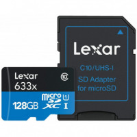 Tarjeta de Memoria LEXAR High-performance Microsdhc/microsdxc 633X Uhs-i 128GB