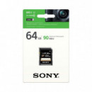 Tarjeta de Memoria Sd SONY Serie SF-UY3 de 64GB Clase 10 90MB/S