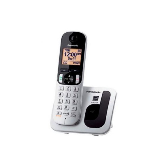 Teléfono Inalámbrico Digital PANASONIC KX-TGC210 Gris