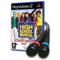 Game for Playstation 2 High School Musical Sing with Them! + SONY Microphones