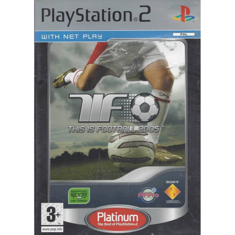 Jogo Ps2 TIF Isto é Futebol 2005 ( Platinum )