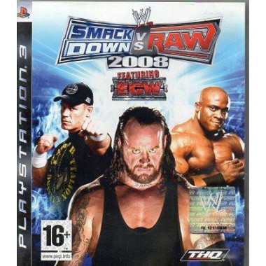 Juego para Playstation 3 Smack Down Vs Raw 2008  SONY