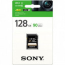 Tarjeta de Memoria Sd SONY Serie SF-UY3 de 128GB Clase 10 90MB/S