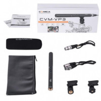 Micrófono de Escopeta CVM-VP3 con Sensibilidad Ajustable (comica)  COMMLITE