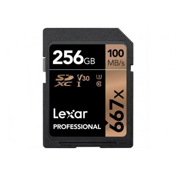 Tarjeta LEXAR Professional 667X Sdxc Uhs-i 256GB