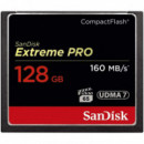 Tarjeta Cf Extreme Pro SANDISK 128GB 160MB/S