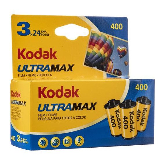 Carrete KODAK Ultra Max 400 Pack 3