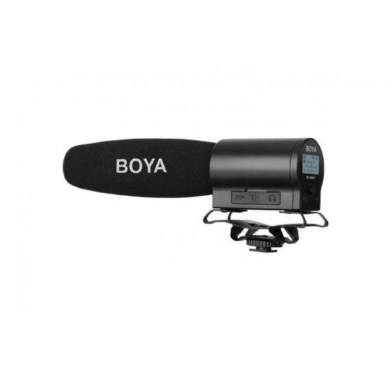 Microfono BOYA By DMR7 con Grabadora de Audio Portátil