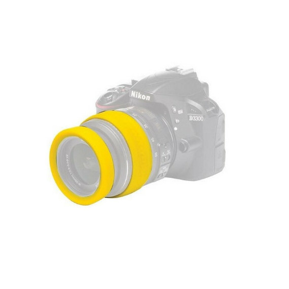 EASYCOVER Lens Rim ECLR72Y Sistema de Protección de Lentes 72 Mm Amarillo