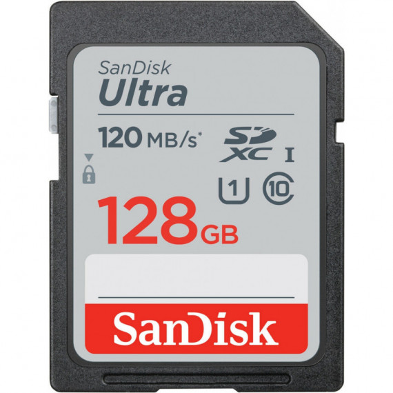 Tarjeta Sdxc Ultra SANDISK 128GB 120MBS
